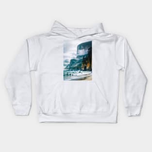 Secret Sea Cave Kids Hoodie